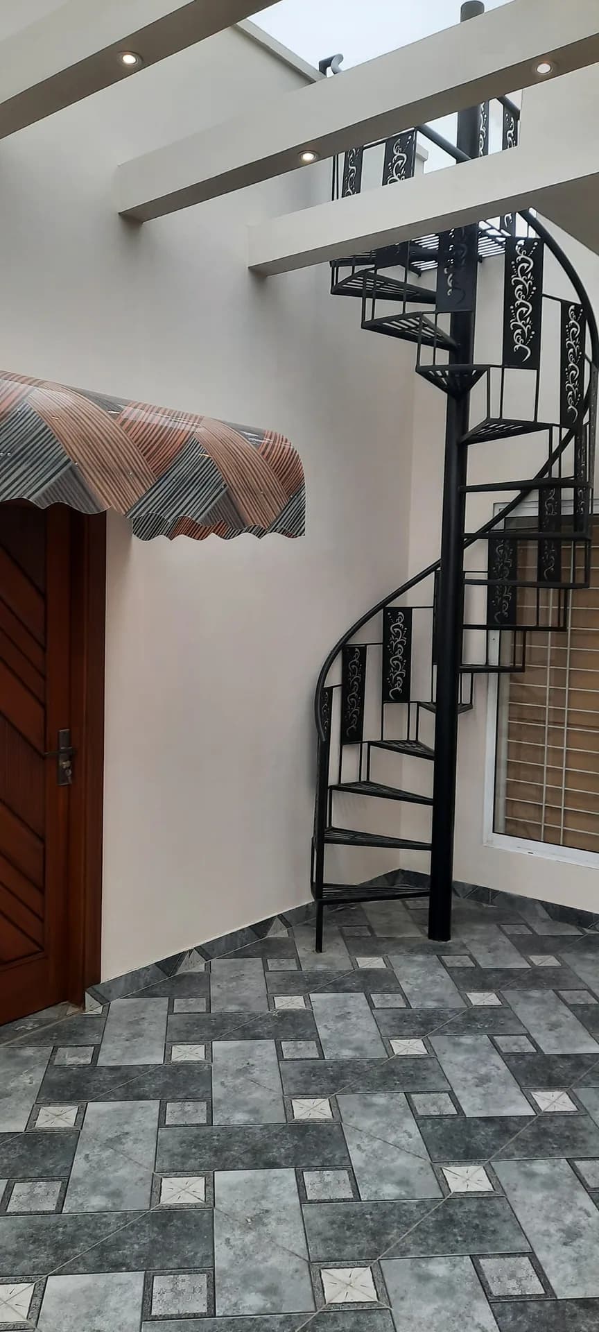 36 Jehlum — spiral staircase, DC Colony Gujranwala