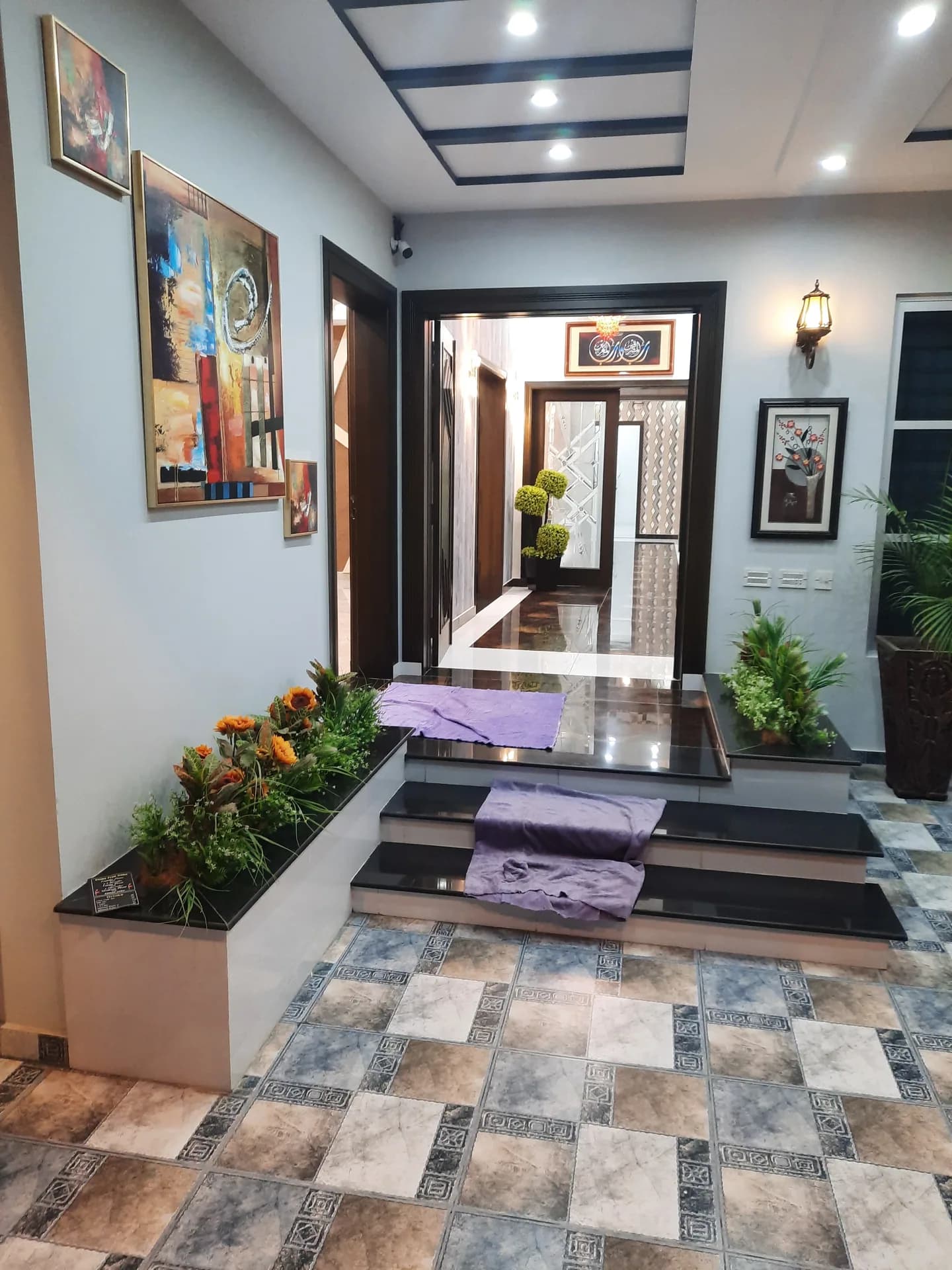 67 Jehlum — entry corridor, DC Colony Gujranwala